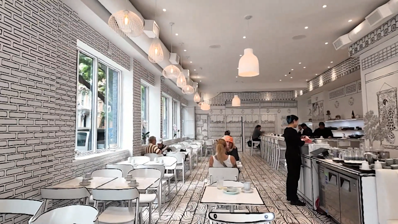 Story image: NYC’s first 2D restaurant opens in lower Manhattan 