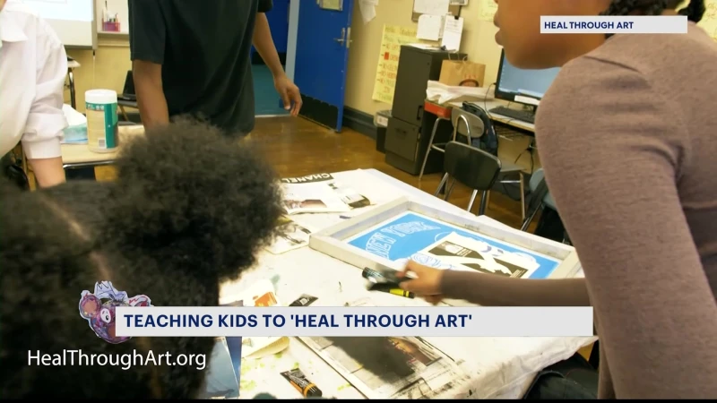 Story image: Brooklyn man aims to help kids believe in themselves with Healing Through Art program 