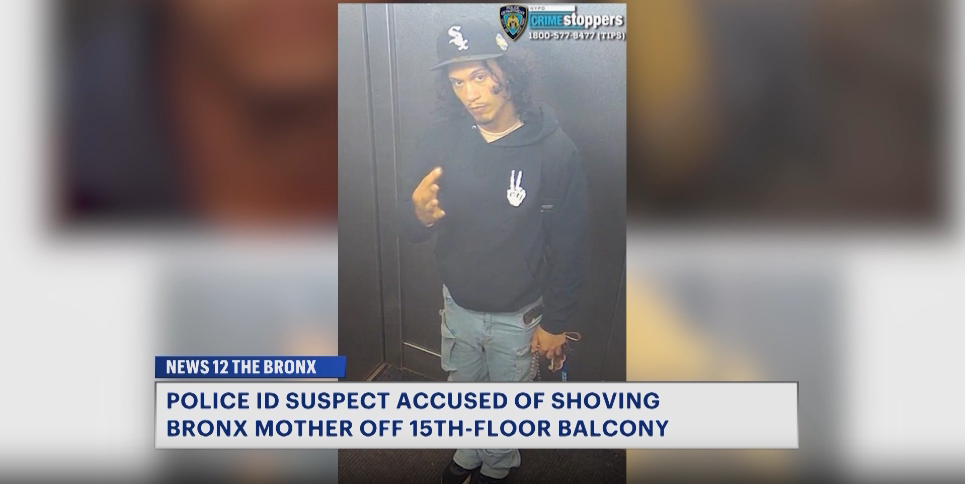 Man wanted for allegedly shoving woman off balcony to her death while she held her baby