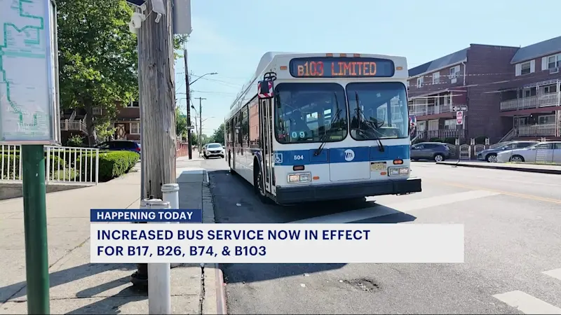 Story image: What to know about bus service increases in Brooklyn