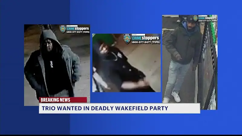 Story image: Police release images of three men on the run after deadly Wakefield lounge shooting