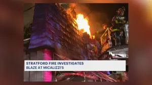 Authorities probe cause of Micalizzi Stratford ice cream shop fire