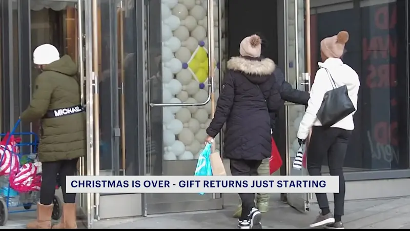 Story image: Shoppers hit Downtown Brooklyn retailers to return unwanted holiday gifts