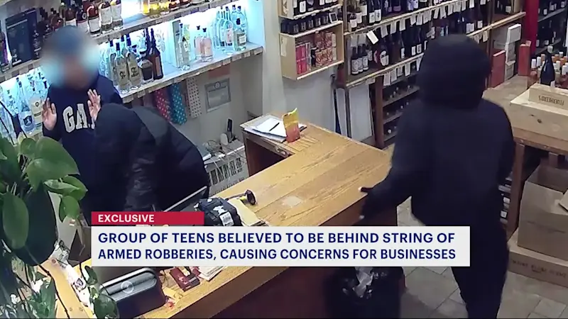 Story image: Group of teens believed to be behind string of armed robberies at Brooklyn small businesses