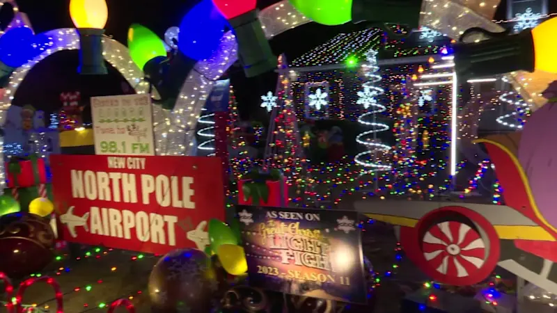 Story image: Annual holiday light display in New City promotes kindness and generosity