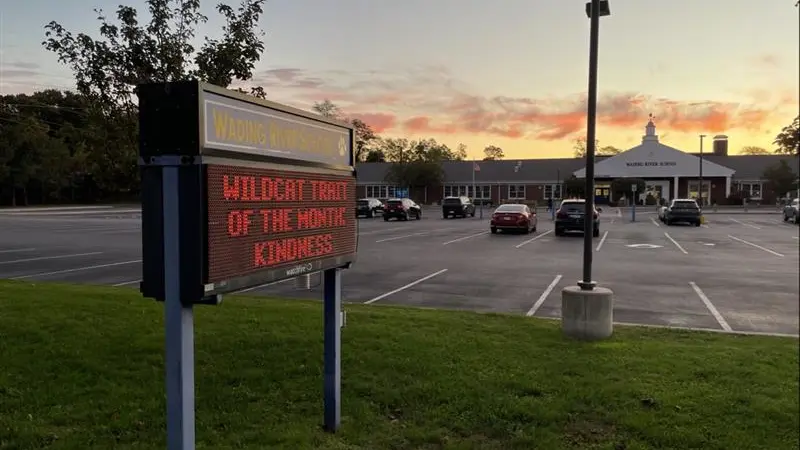 Story image: Wading River teacher removed from the classroom after making 'disturbing remarks' on livestream