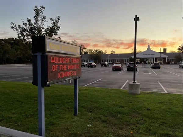 Story image: Wading River teacher removed from the classroom after making 'disturbing remarks' on livestream