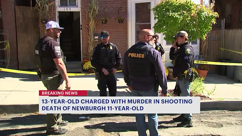 Story image: 13-year-old arrested in fatal shooting of 11-year-old in Newburgh home