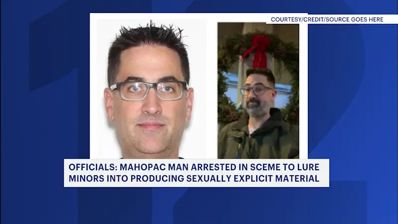 Story image: U.S. Attorney’s Office: Mahopac man charged in interstate scheme to lure minors for sexual explicit material 