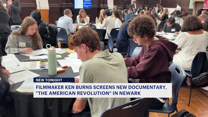 Story image: American Revolution documentary shown to Newark students at special event