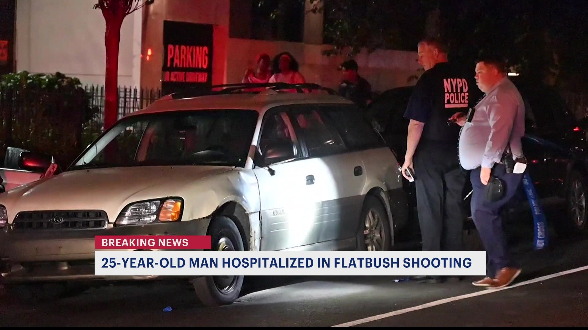 News 12 | Brooklyn | 25 Year Old Man Hospitalized In Flatbush Shooting