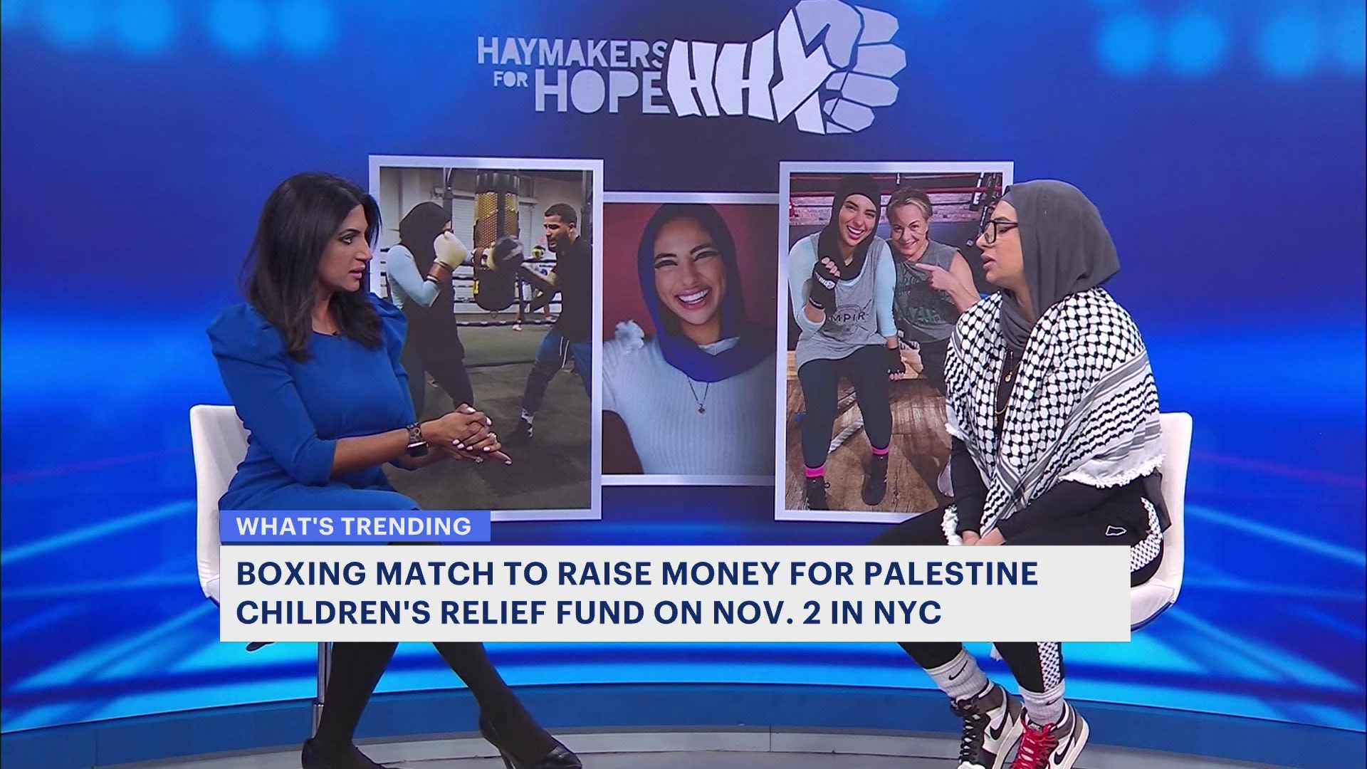 “海外相亲：为巴勒斯坦儿童救援基金筹款”的纽约婚介者