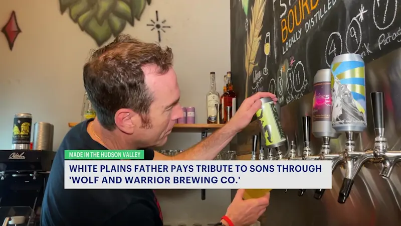 Story image: Made in Hudson Valley: White Plains father pays tribute to sons through Wolf and Warrior Brewing Co.