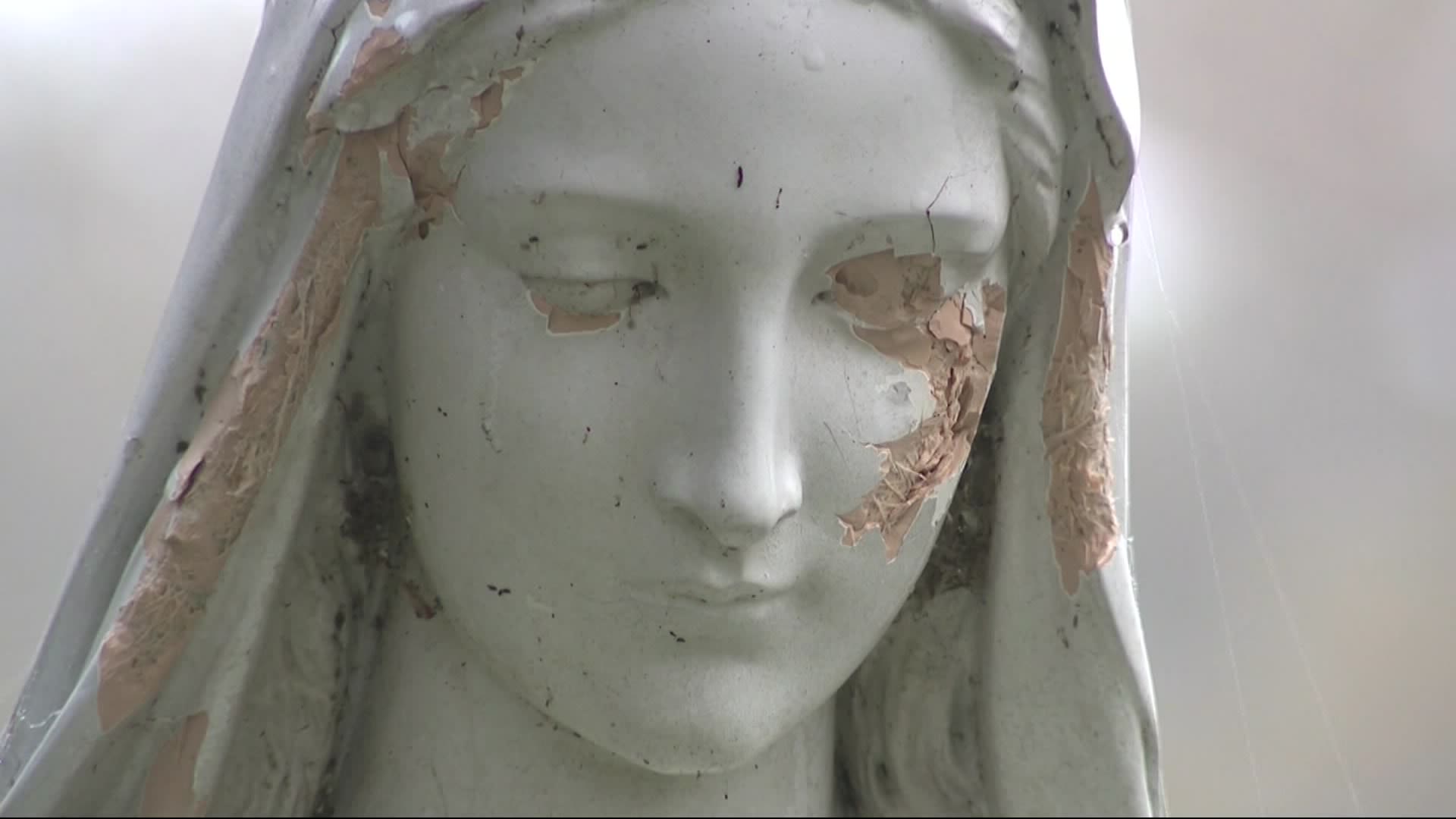 NYPD Virgin Mary statue vandalized at Gerritsen Beach church