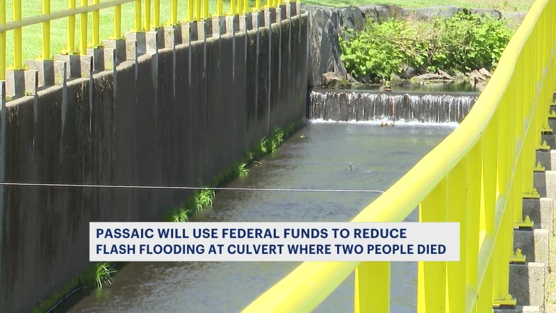 Story image: Passaic to get $1.6M in federal funds to reduce flash flooding where 2 people died