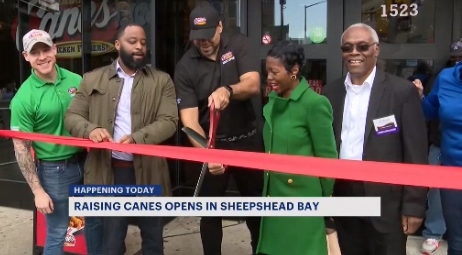 Raising Canes opens Brooklyn flagship store in Sheepshead Bay