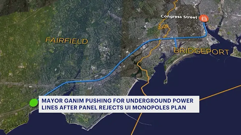 Story image: Bridgeport mayor: City to push new power lines underground