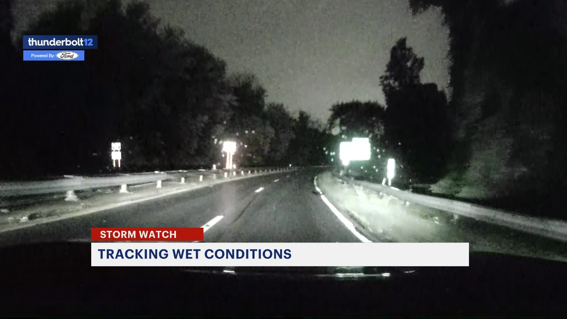 Thunderbolt 12 Tracking wet road conditions on the Saw Mill River Parkway