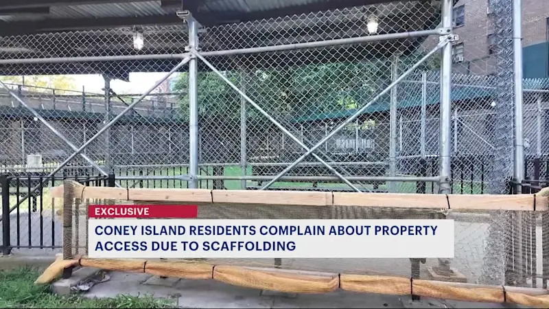 Story image: Exclusive: Coney Island residents without access to benches, playground, and more in their own backyard