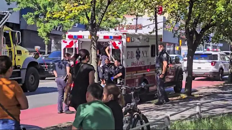 Story image: 23-year-old man stabbed in Fordham; attacker at large
