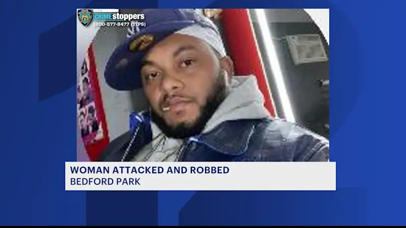 Story image: Man wanted for punching, robbing woman in Bedford Park