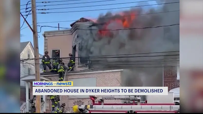 Story image: Dyker Heights abandoned home set for demolition after 6th fire turns deadly