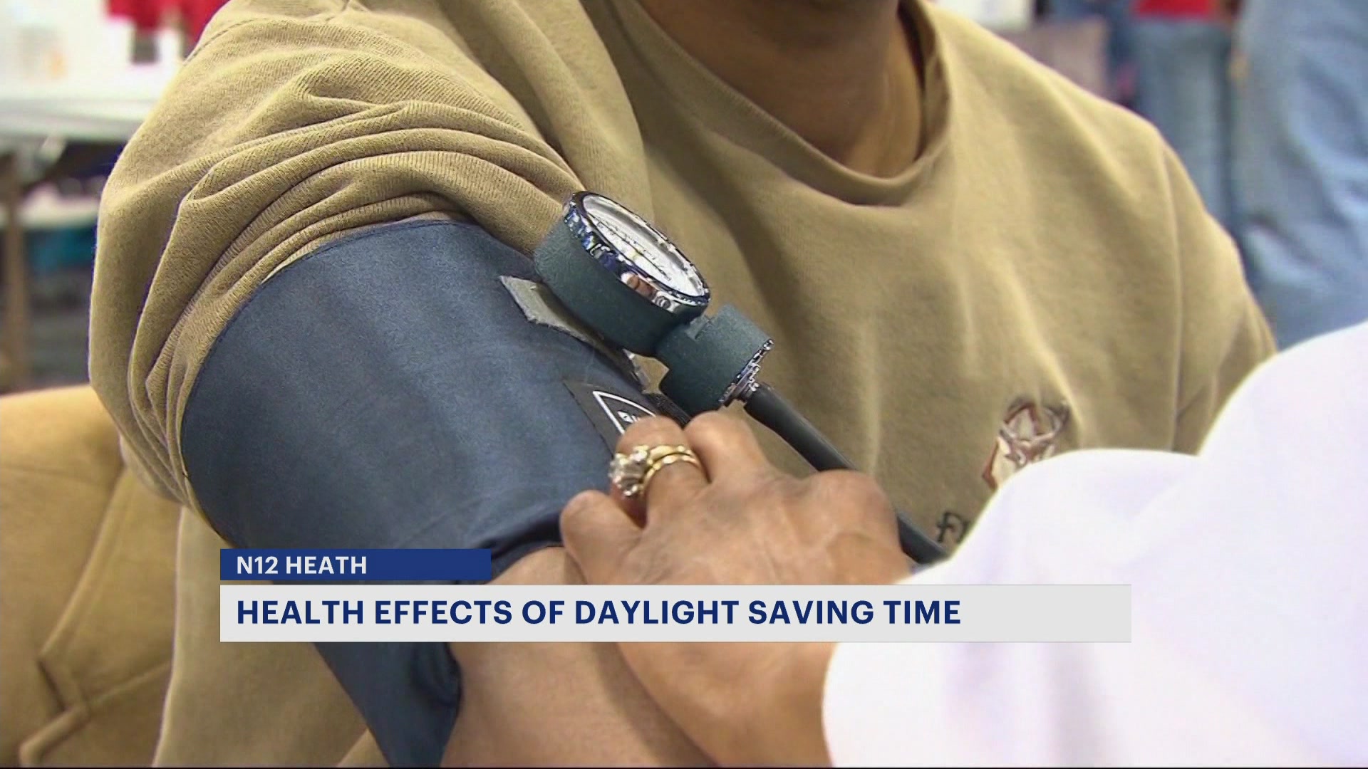 Health effects of turning back clocks for daylight saving time