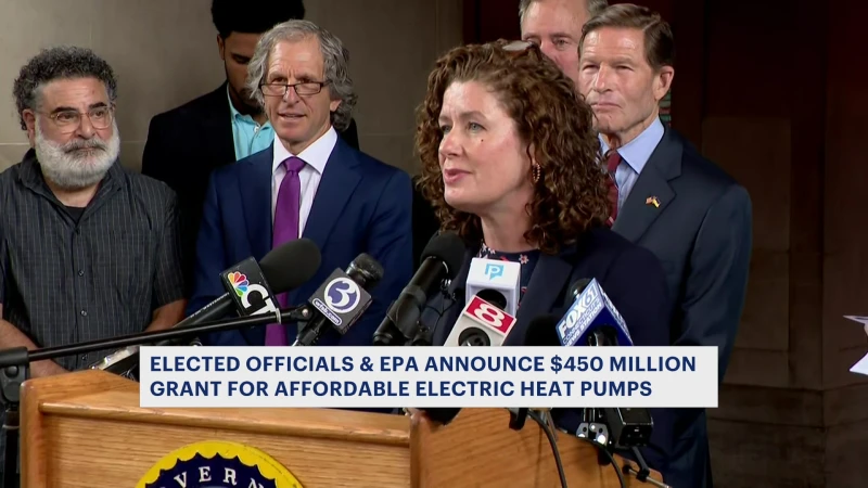 Story image: Elected officials, EPA announce $450 million grant for affordable electric heat pumps