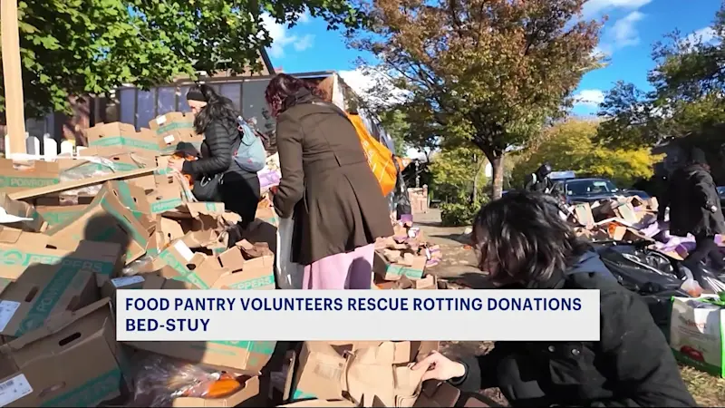 Story image: Volunteers aim to rescue rotting produce dumped on Crown Heights sidewalks