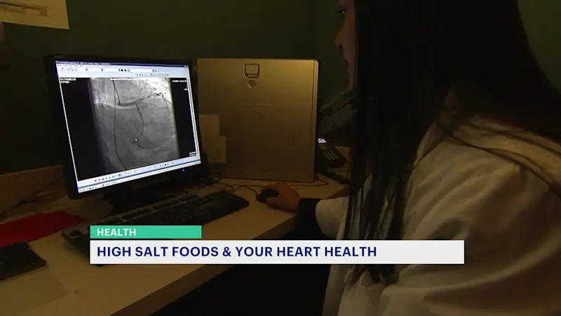 Story image: Doctors warn of heart dangers from too much salt intake