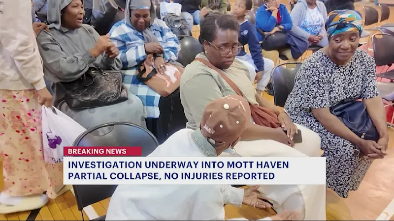 Story image: ‘I’m grateful to be alive’: Some residents displaced following partial building collapse at Mitchel Houses