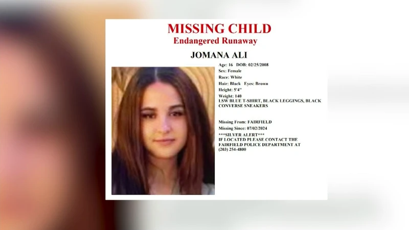 Story image: Family desperate for answers after 16-year-old from CT went missing more than a week ago; last seen in NJ