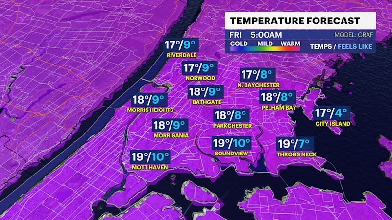 Story image: BITTER BLAST: Dangerously cold temperatures ahead for The Bronx