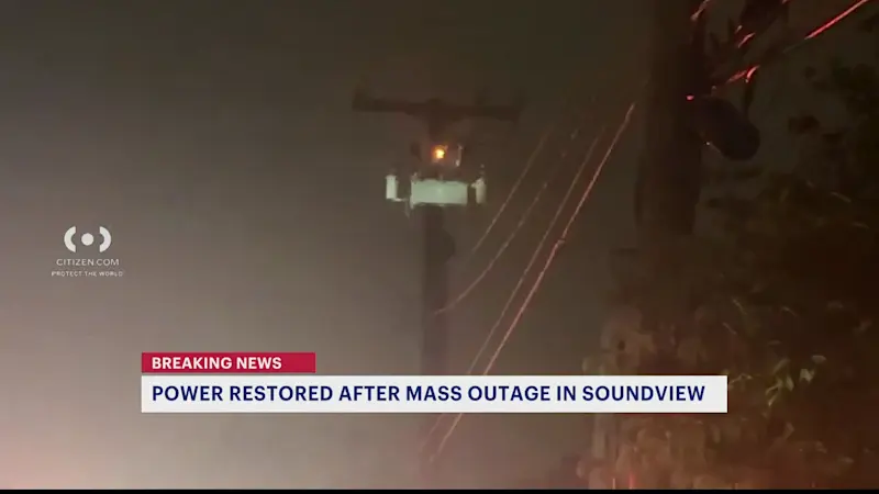 Story image: Power restored to over 1,000 residents in Soundview