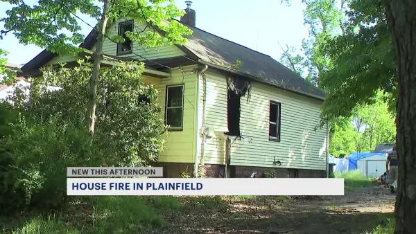 Fire chief: No injuries in Plainfield house fire