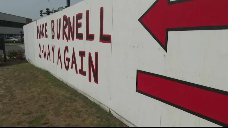 Story image: Life imitates art: Burnell Boulevard in Norwalk to be made 2-way again