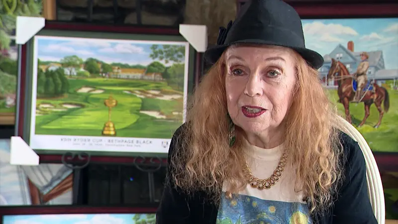 Story image: Local artist unveils artwork for Ryder Cup