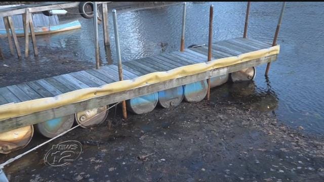 Lake Hopatcong drawdown allows the discovery of hidden history