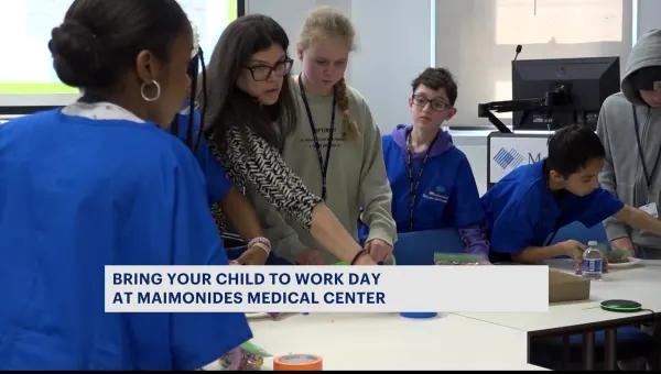 Borough Park kids take part in Bring Your Child to Work Day