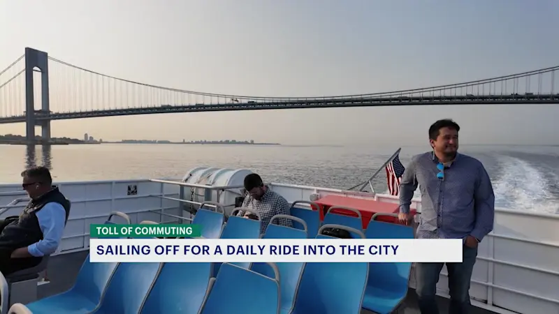 Story image: Toll of Commuting: Ferry provides less congested route into Lower Manhattan