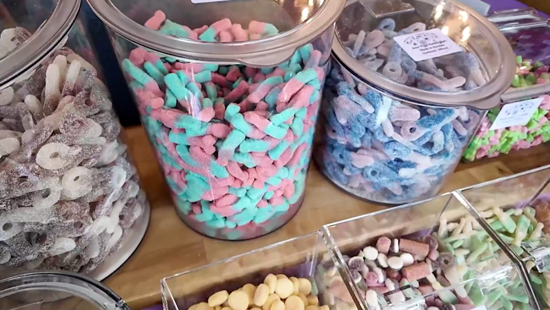 Story image: BouNom Emporium in Avon is getting a sugar rush selling viral sweets