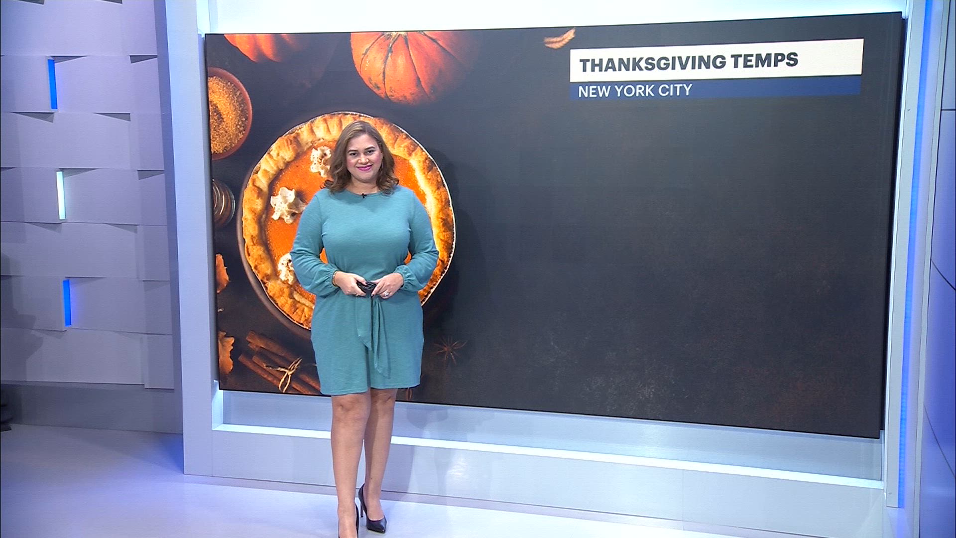 Comparing past and present Thanksgiving temperature trends