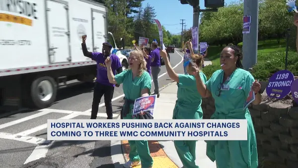 Hospital workers picket over Westchester Medical Center Health Network layoffs