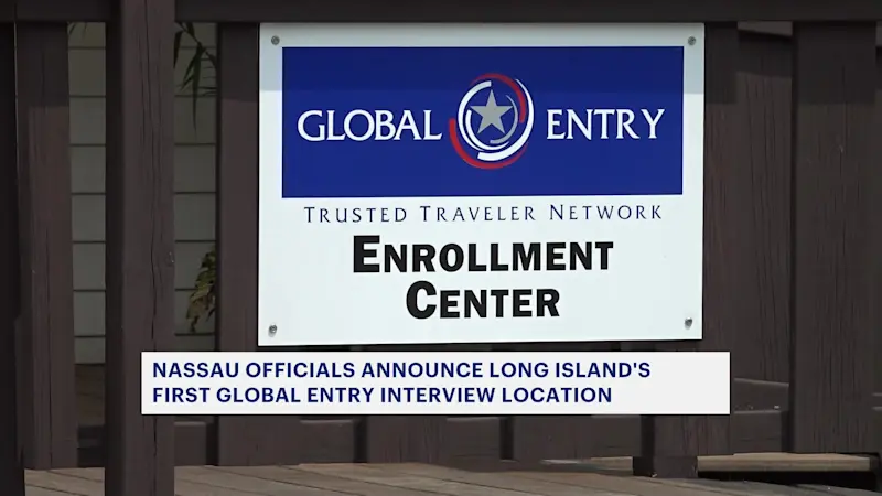 Story image: Global Entry enrollment center now open at Eisenhower Park