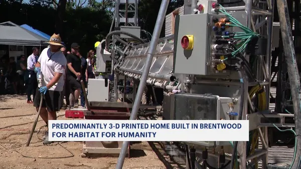 State-of-the-art 3D-printed home on display in Brentwood