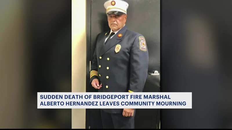 Story image: Sudden death of Bridgeport fire marshal Alberto Hernandez leaves community in mourning