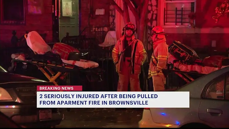 Story image: 2 people hospitalized with serious injuries following Brownsville fire 