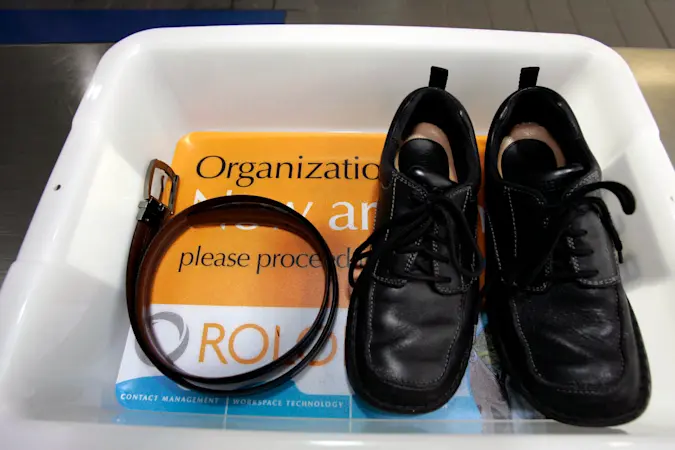 Story image: Get ready to pass through US airport security checkpoints with your shoes on your feet