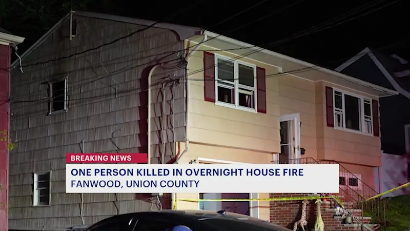 Story image: 1 person killed in overnight Fanwood fire, neighbor injured during rescue attempt