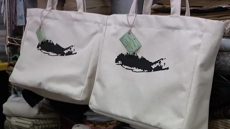 Story image: Made on Long Island: Loretta Fay Hand Crafted Bags  
